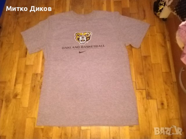 Oakland Golden Grizzlies маркова тениска баскетбол на Найк размер Л , снимка 2 - Баскетбол - 43399142