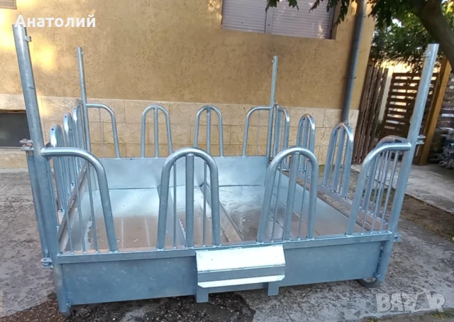 Пасищна хранилка за 12 животни-горещо поцинкована., снимка 3 - Други стоки за животни - 51323654