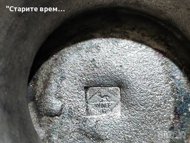 Антикварна Захарница / Бонбониера WMF, снимка 3 - Антикварни и старинни предмети - 52347514