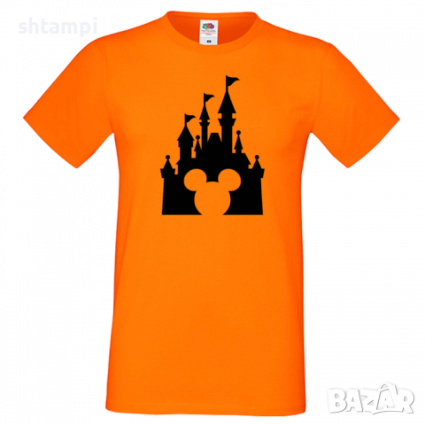 Мъжка тениска Mickey Head Disney Castle Подарък,Изненада,Рожден ден, снимка 7 - Тениски - 36576011