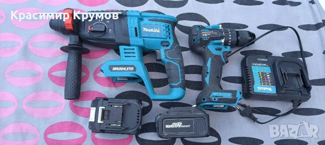 Перфоратор и винтоверт Макита