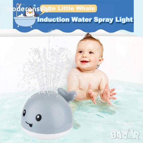 Играчка за баня кит, светеща, фонтан, снимка 4 - Други - 43171398
