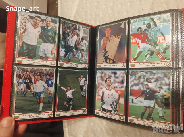 За колекционери: Албум със 160 картички на Христо Стоичков ЦСКА Барселона Парма, снимка 3 - Футбол - 53575698