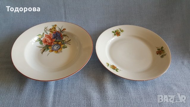 Порцеланови чинии- 2 броя