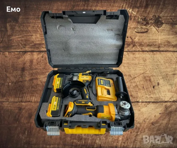 Комплект 2 в 1 акумулаторен гайковерт + ъглошлайф - 36V 8А, снимка 3 - Винтоверти - 48541329