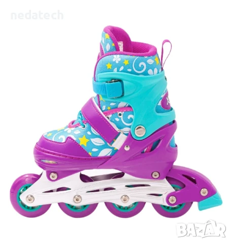 Детски ролери, Син - Розов, 34-37 номер., снимка 2 - Други спортове - 50946474