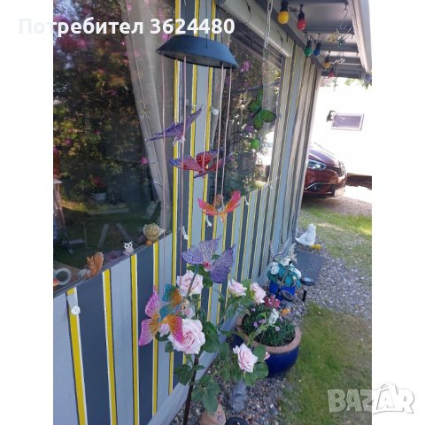 Цветни соларни камбанки, снимка 9 - Соларни лампи - 43127934