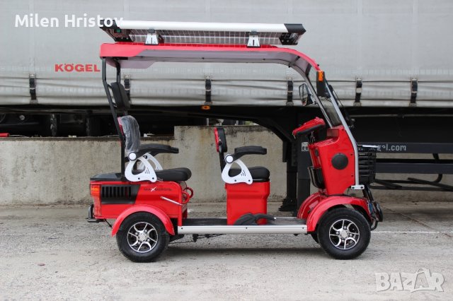 ЕЛЕКТРИЧЕСКА ЧЕТИРИКОЛКА С СОЛАРЕН ПАНЕЛ CARGO LUX 1500W, снимка 1