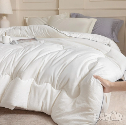 Зимен юрган с овча вълна 160x200 см, снимка 3 - Олекотени завивки и одеяла - 52871309