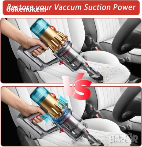 Контейнер за прах за Dyson V12 Detect Slim / V10 Digital Slim, снимка 5 - Прахосмукачки - 53148312