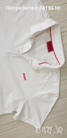 Hugo Boss HUGO Donos 222  Pique Cotton Regular Fit Mens Size L ОРИГИНАЛНА Тениска!, снимка 9 - Тениски - 51373578