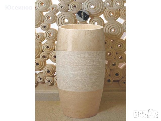 Свободно стояща мивка от естествен мрамор