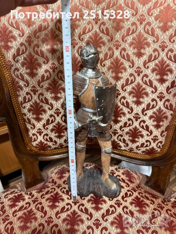 голяма статуетка рицар, снимка 6 - Статуетки - 53233792