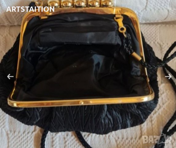 Чанта кожена тъмно лилава и парти черна чантичка, снимка 8 - Чанти - 28704046