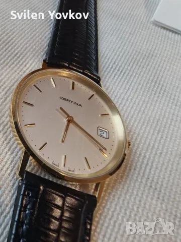 Продавам златен ръчен часовник certina  18к