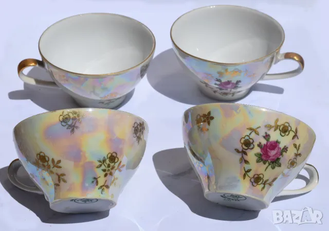 Kahla перлена порцеланова кана 4 чаши, снимка 9 - Други - 41327761