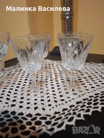 Кристални чаши , снимка 2 - Чаши - 49201563