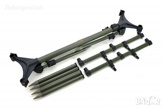 Шаранска стойка за 3 въдици Carp Pro 6105, снимка 3 - Такъми - 33442188