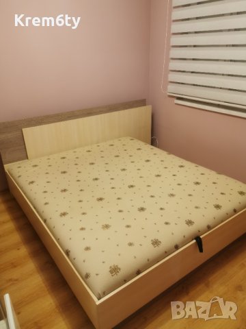 Спално легло с повдигащ механизъм 160/200, снимка 1