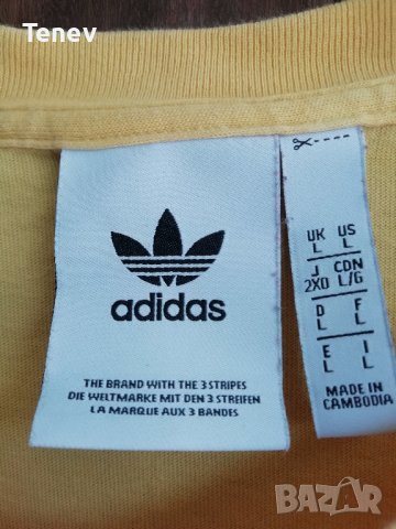 Adidas оригинална памучна мъжка тениска L, снимка 5 - Тениски - 37246014