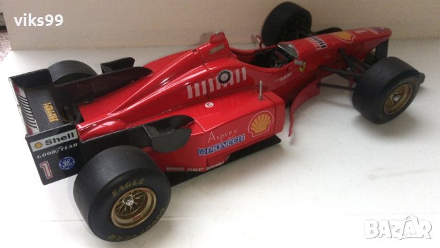 Ferrari F310 1996 М. Schumacher 1:20 Maisto Thailand, снимка 5 - Колекции - 41102899