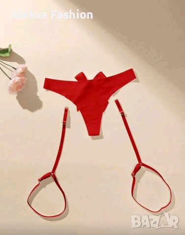 Дамски прашки с панделка и подвижни части за краката , снимка 2 - Бельо - 53380772