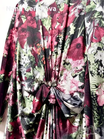 Дамска копринена рокля, снимка 3 - Рокли - 48387003