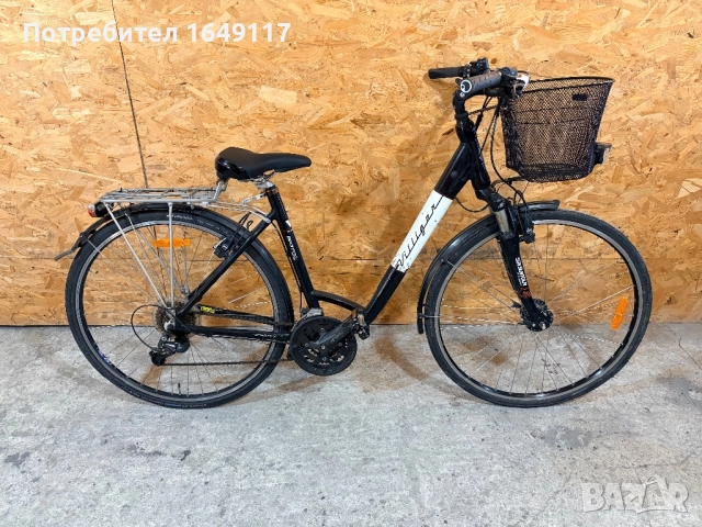 28цола Villiger алуминиев дамски градски велосипед колело[27ck-Shimano/хидравлика]