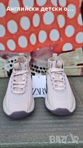 Английски детски кецове -Zara, снимка 6 - Детски обувки - 51495459