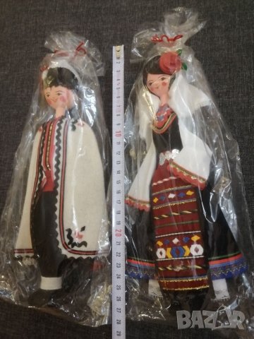 Дървени кукли в традиционна българска носия. , снимка 4 - Статуетки - 33568808