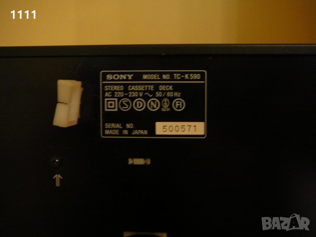 SONY TC-590, снимка 7 - Ресийвъри, усилватели, смесителни пултове - 35318551