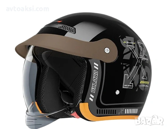 Каска за Мотор/Скутер/АТВ/Тротинетка 4-ри цвят, снимка 2 - Аксесоари и консумативи - 53008369