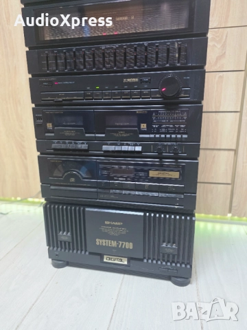 🔊 SHARP SYSTEM-7700 АУДИО МАШИНА! 🔊, снимка 4 - Ресийвъри, усилватели, смесителни пултове - 52895546
