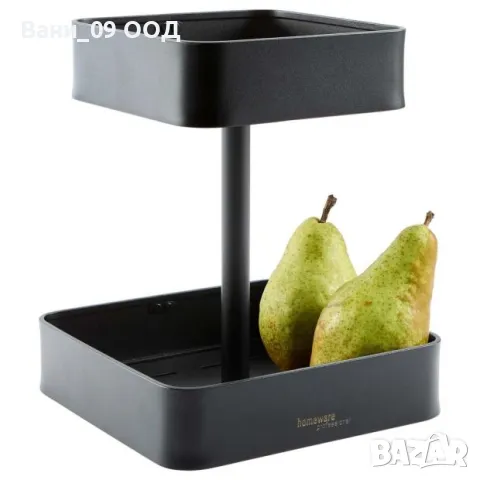 Метална фруктиера на 2 нива, снимка 2 - Аксесоари за кухня - 48577202