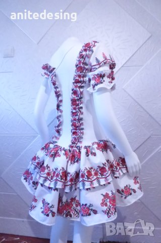 Детска рокля за танци или друг вид празненства с български етно мотиви, снимка 8 - Детски рокли и поли - 38765921