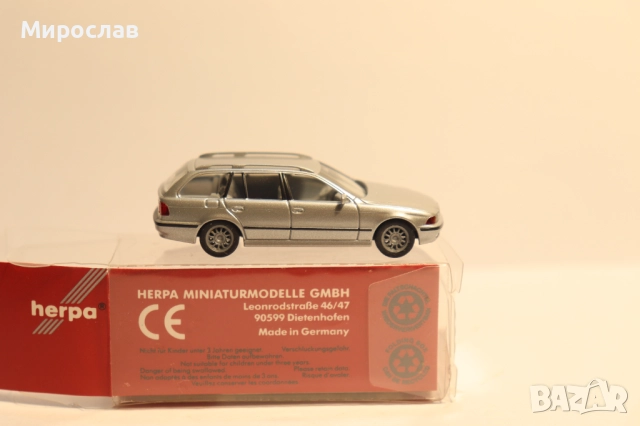 HERPA H0 1/87 BMW 5 МОДЕЛ КОЛИЧКА ИГРАЧКА, снимка 7 - Колекции - 51476791