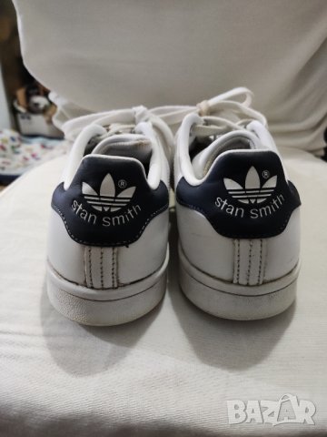 Оригинални кожени сникърси Adidas Stan Smith M20235, снимка 5 - Маратонки - 35175425