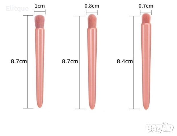 Комплект мини четки за грим HZS408, снимка 2 - Други - 52832045