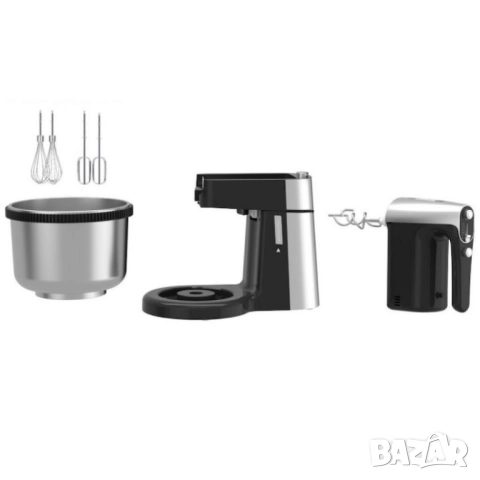 Миксер с купа Royalty Line RL-HM19015, 700W, 6 бъркалки, 3 л, Турбо, 5 скорости, снимка 10 - Друга електроника - 51854086