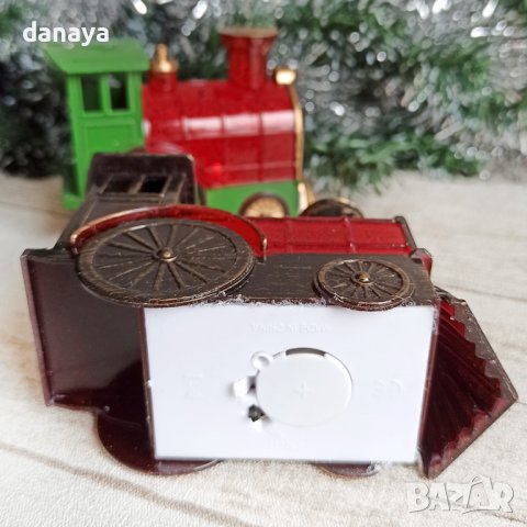 3185 Светеща коледна фигура Влакче, 12 x 8 cm, снимка 5 - Декорация за дома - 38637002