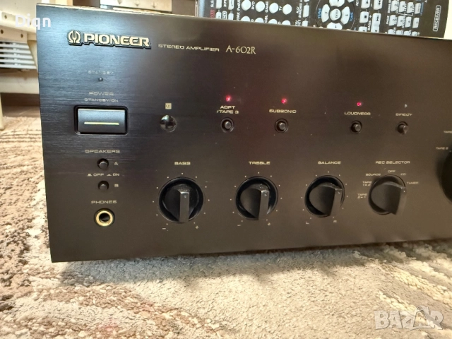 Pioneer A-602 Стерео усилвател , снимка 10 - Ресийвъри, усилватели, смесителни пултове - 52080839