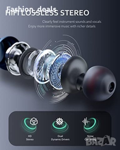 Нови Кабелни слушалки USB тип C с микрофон за телефон Samsung iPad, снимка 3 - Слушалки и портативни колонки - 40505630