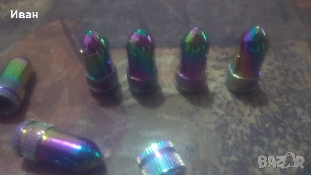 *ТОП* Капачки за вентили винтили тип патрони за автомобил , мотопед , мотор , колело и т.н., снимка 2 - Части - 27216088