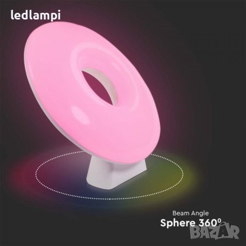 Настолна LED Лампа 4W  WiFi SMART RGB+CCT, снимка 2 - Настолни лампи - 40414656