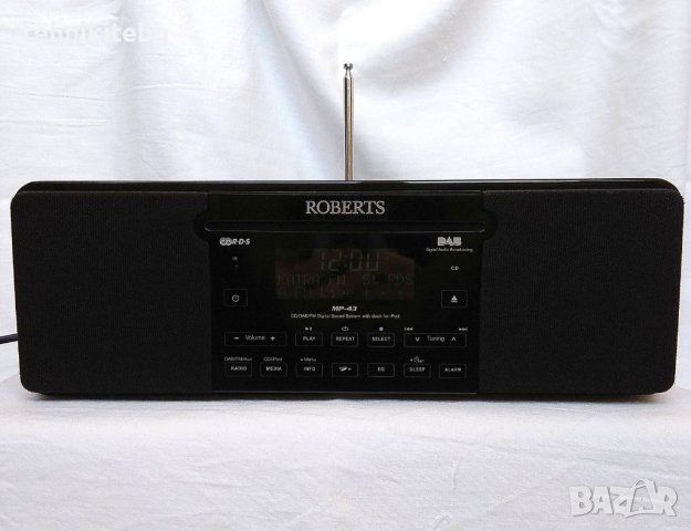 ⭐⭐⭐ █▬█ █ ▀█▀ ⭐⭐⭐ ROBERTS MP-43 - английска дизайнерска система със CD/DAB/FM/iPod и тъч бутони, снимка 2 - Аудиосистеми - 43384630