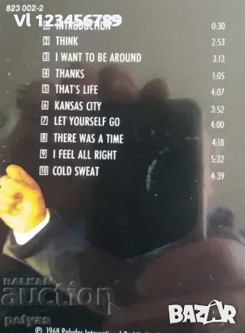 СД -James Brown Live at the Apollo -2 CD, снимка 4 - CD дискове - 52109648