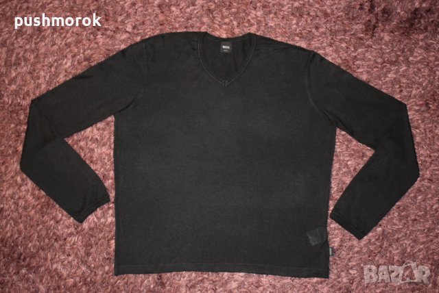 HUGO BOSS коприна / кашмир мъжка блуза Sz XL /  #00626 /, снимка 8 - Блузи - 43398883