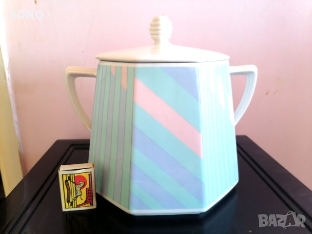 Прекрасен Голям Порцеланов Стар Немски Съд, снимка 9 - Антикварни и старинни предмети - 43780844