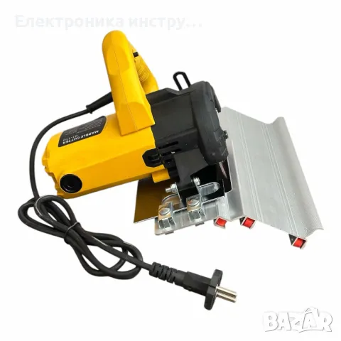 Циркуляр за рязане на плочки, камък, дърво, под ъгъл 45 градуса+диск