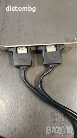 Задна планка с 2бр. USB 2.0 порта, снимка 2 - Кабели и адаптери - 40212741